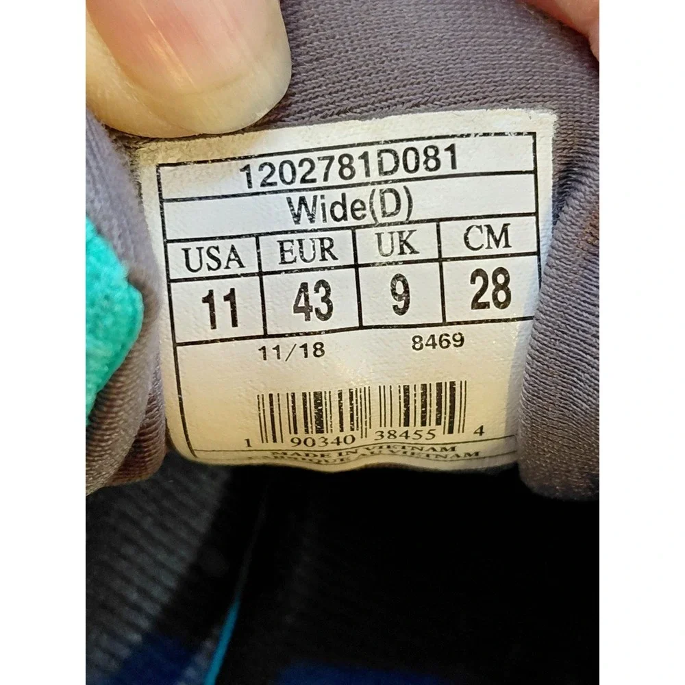 Brooks Glycerin 16 Wide D Mens Running Shoes Gray‎ Teal Size 11 USA